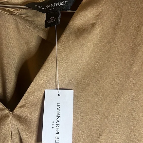 Satin V neck Blouse - Picture 2 of 2